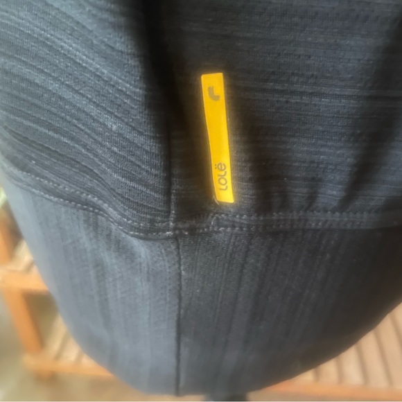 Lole Black/Charcoal Lightweight Pullover with Hood - Picture 5 of 8